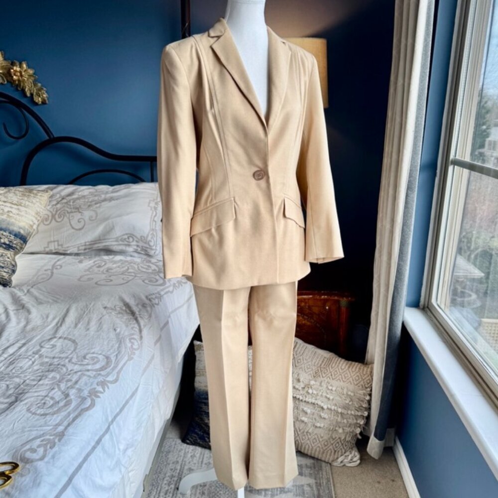 Vintage 90s Tan Origins Suit
